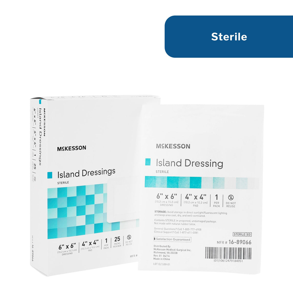 McKesson Adhesive Dressing, 6 x 6 Inch