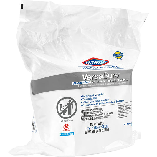 Clorox Healthcare® VersaSure® Cleaner Disinfectant Wipes, Refill Pouch, PK/1