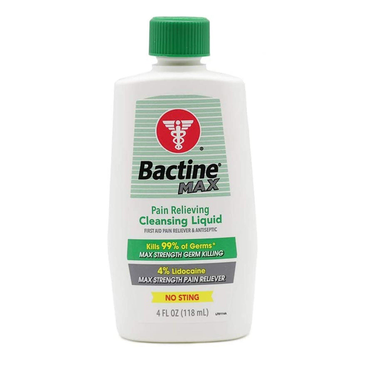 Bactine® MAX Pain Relieving Antiseptic, 4-ounce bottle, EA/1
