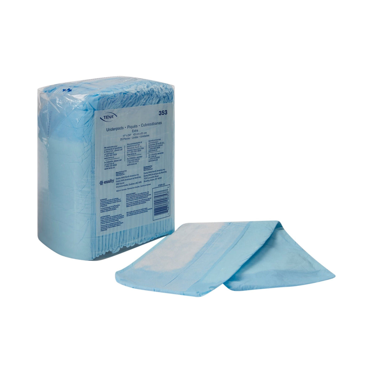 Tena® Extra Absorbent Underpad, 17 x 24 Inch, CS/12