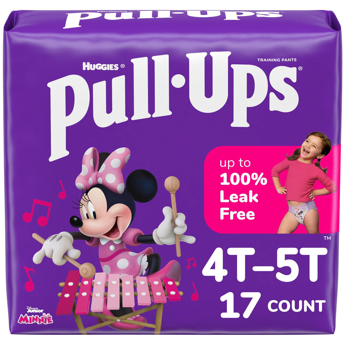 Pull-Ups® Learning Designs® for Girls Training Pants, 4T to 5T, CS/68