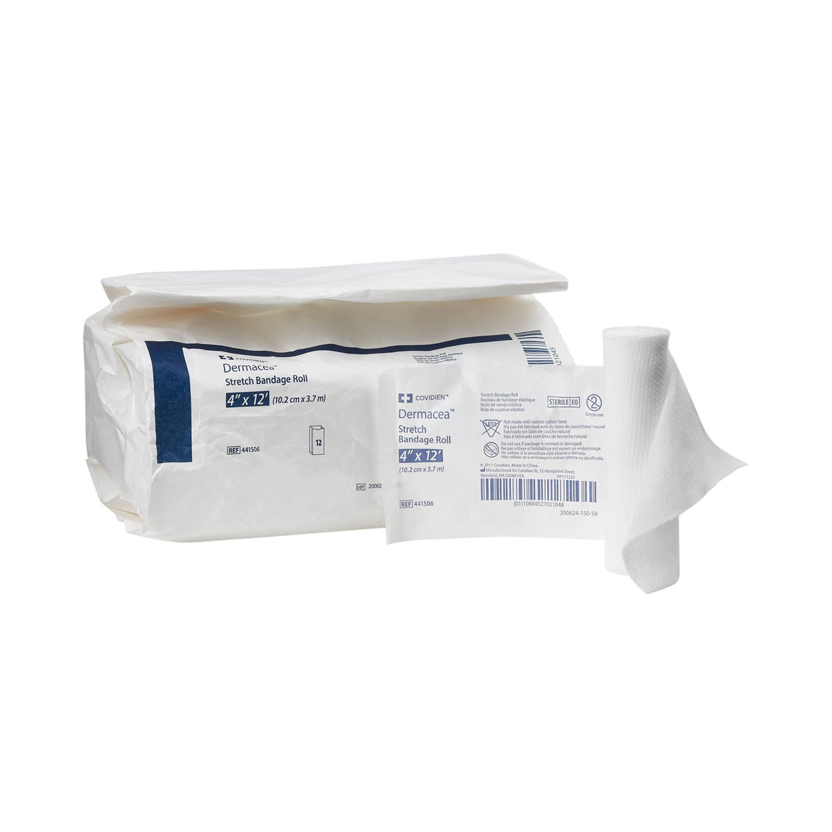 Dermacea™ Sterile Conforming Bandage, 4 Inch x 4-1/10 Yard, 1-Ply, BG/12
