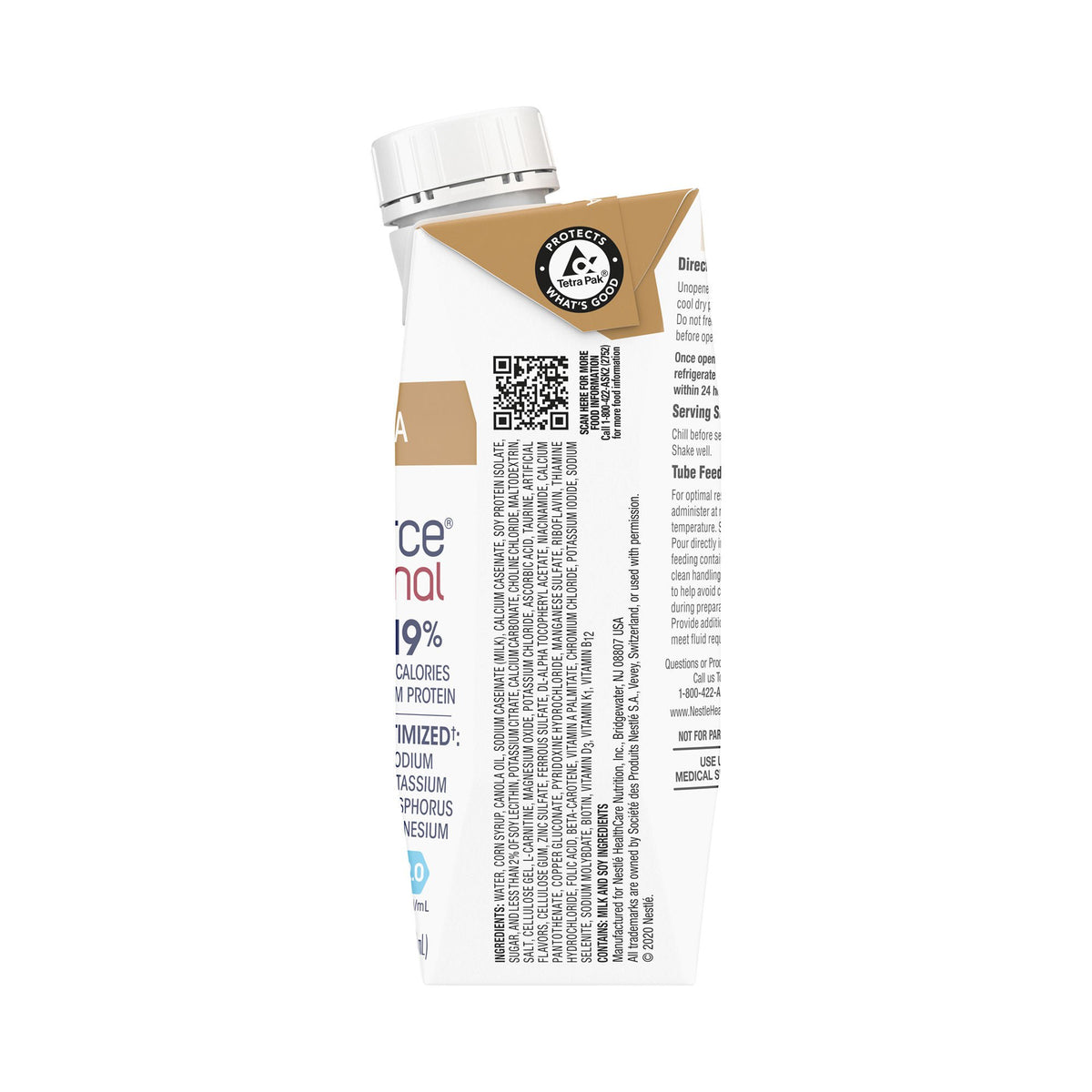 Novasource® Renal Café Mocha Formula for Patients on Dialysis, 8-ounce Carton