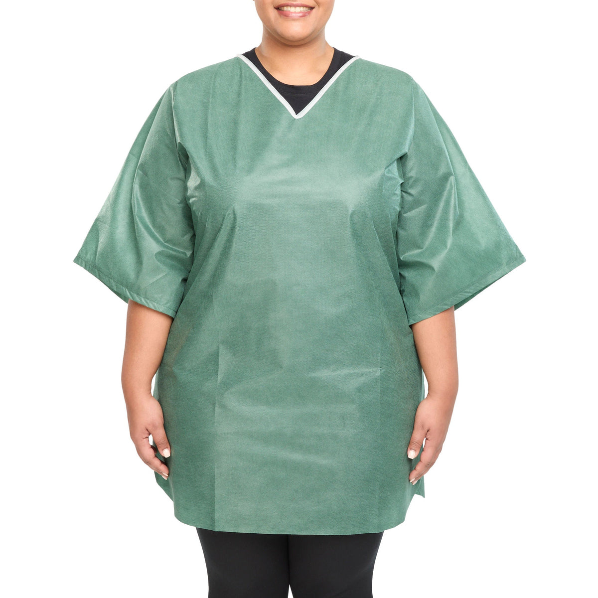 Graham Medical Short Sleeve Scrub Shirt, Green, 3X-Large, CS/30