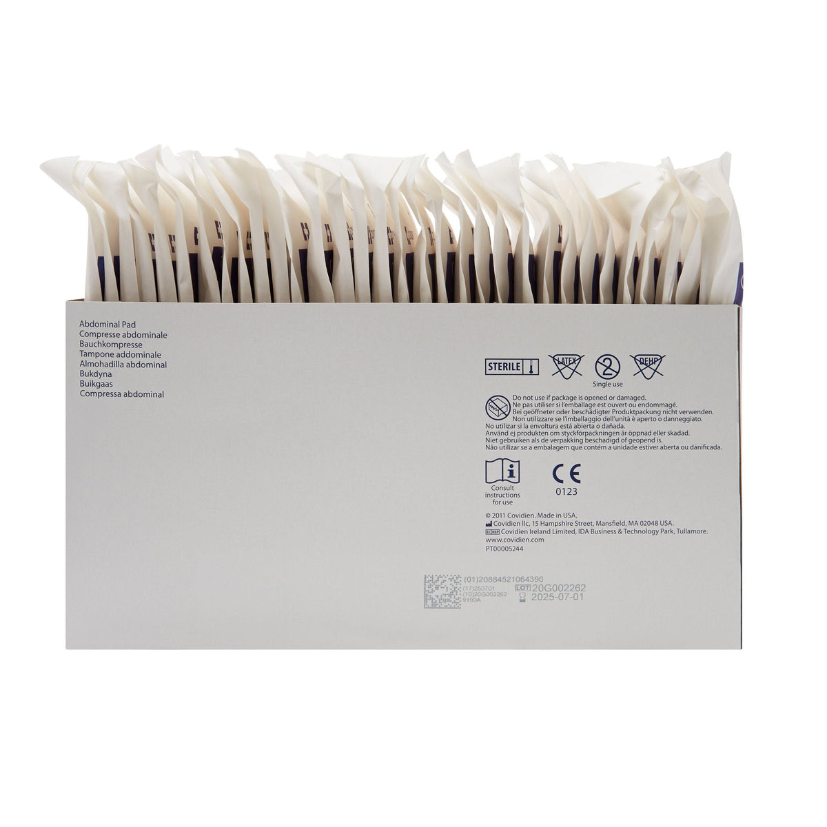 Curity™ Sterile Abdominal Pad, 5 x 9 Inch