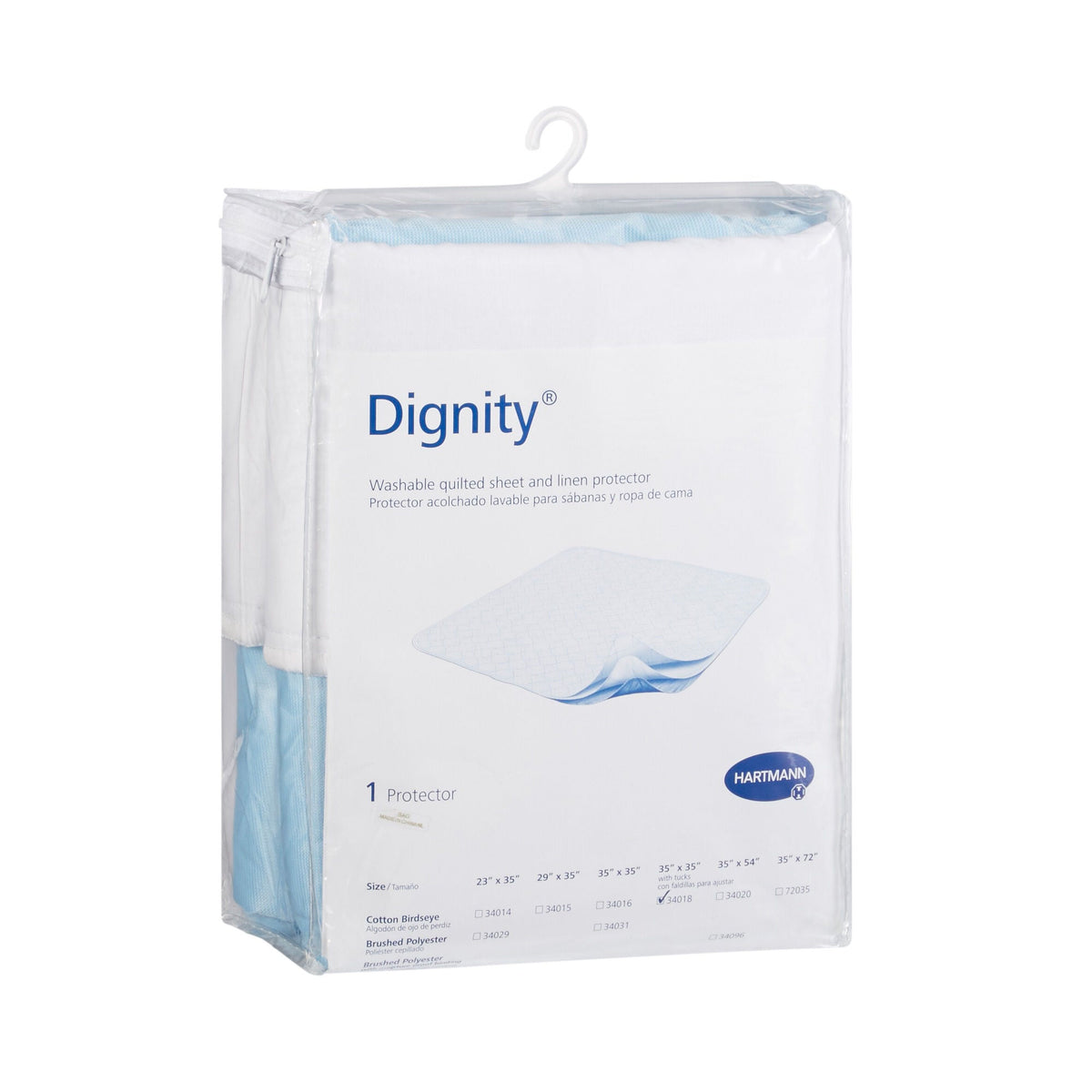 Dignity® Washable Protectors Underpad with Tuckable Flaps, 35 x 35 Inch, EA/1