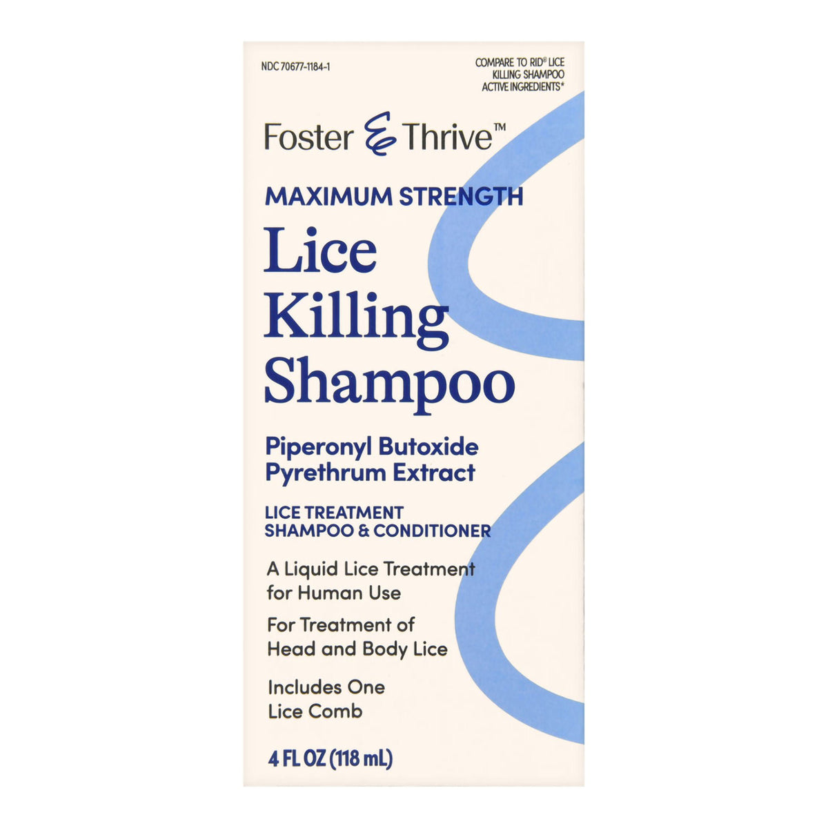 Foster & Thrive™ Maximum Strength Lice Killing Shampoo, EA/1