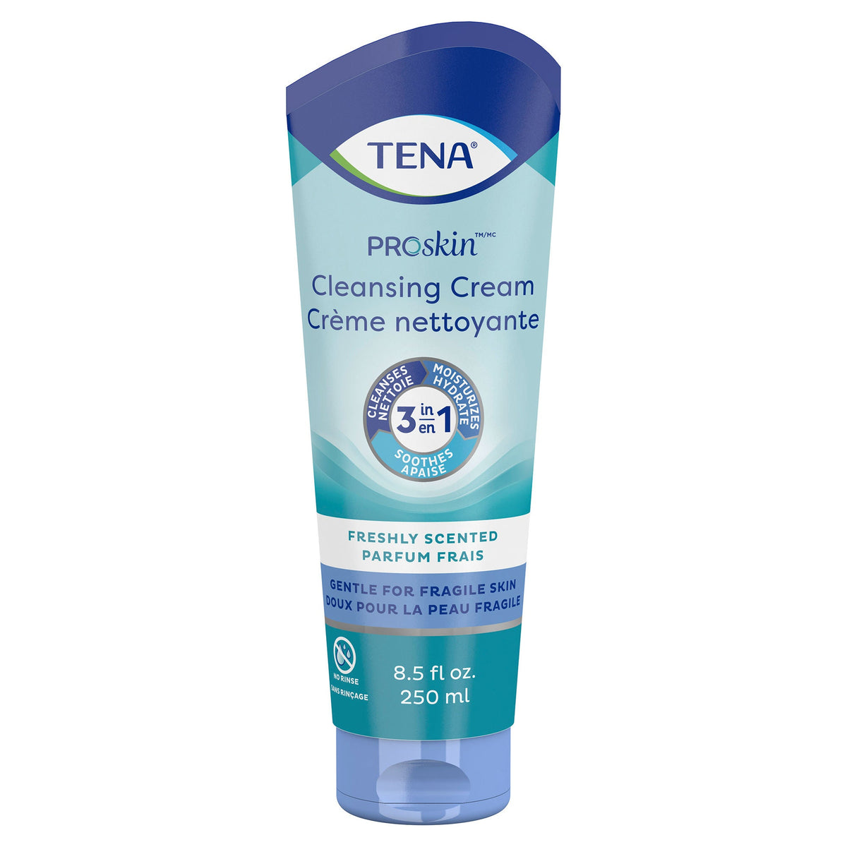 Tena® Body Wash Cleansing Cream, Alcohol-Free, White, 3-in-1 Formula, 8.5 ounces, EA/1