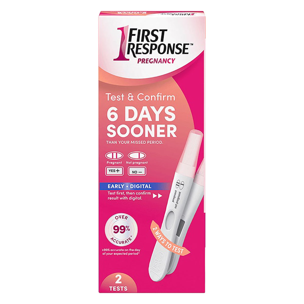 First Response® hCG Pregnancy Home Device Reproductive Health Test Kit, EA/1