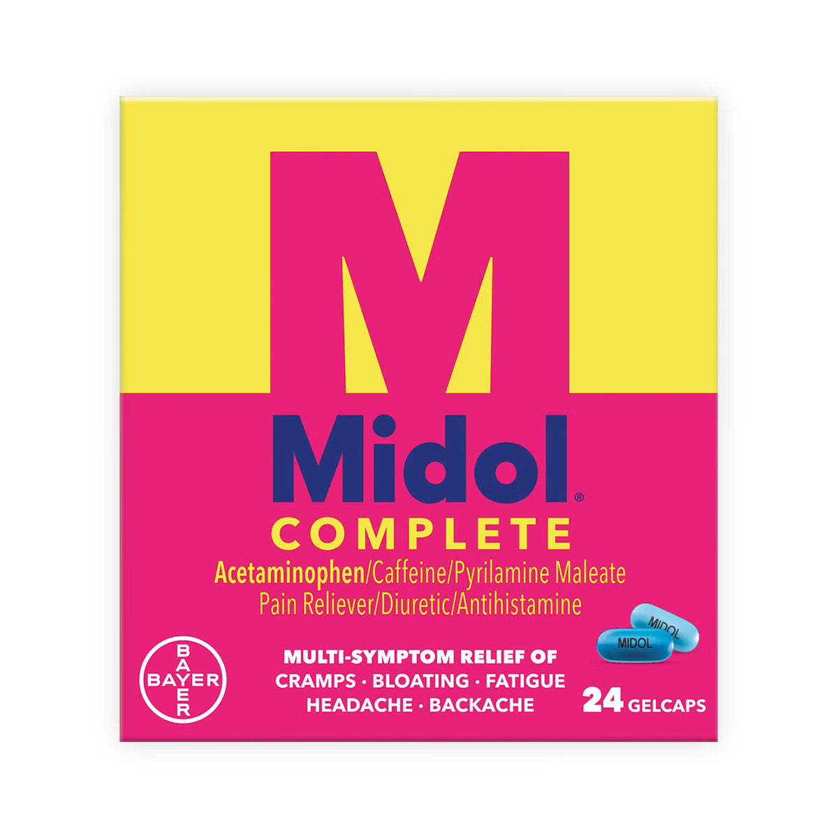 Midol® Complete Gelcaps, BX/1
