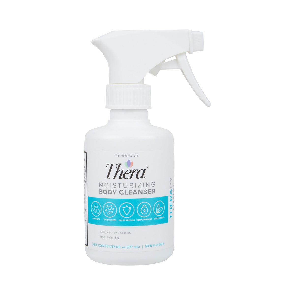 McKesson Thera® Moisturizing Body Cleanser, 8-ounce Pump Bottle, BT/1