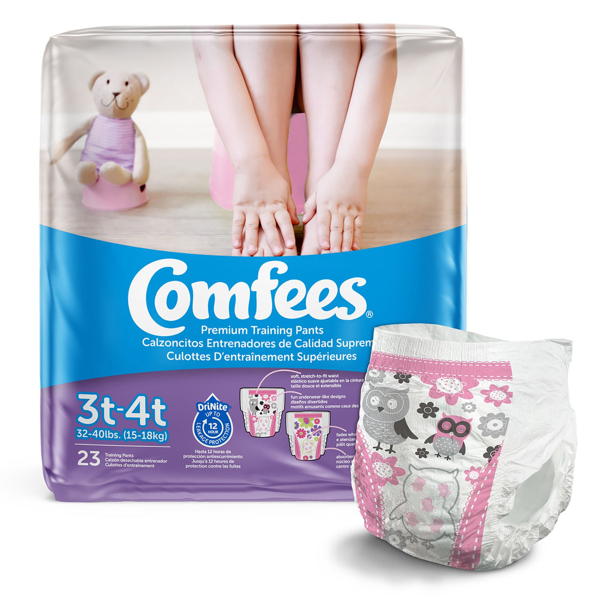 Attends Comfees® Training Pants, 3T to 4T, CS/138
