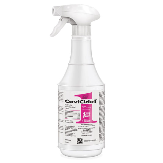 CaviCide1™ Surface Disinfectant Cleaner, 24 oz. Trigger Spray Bottle, CS/12
