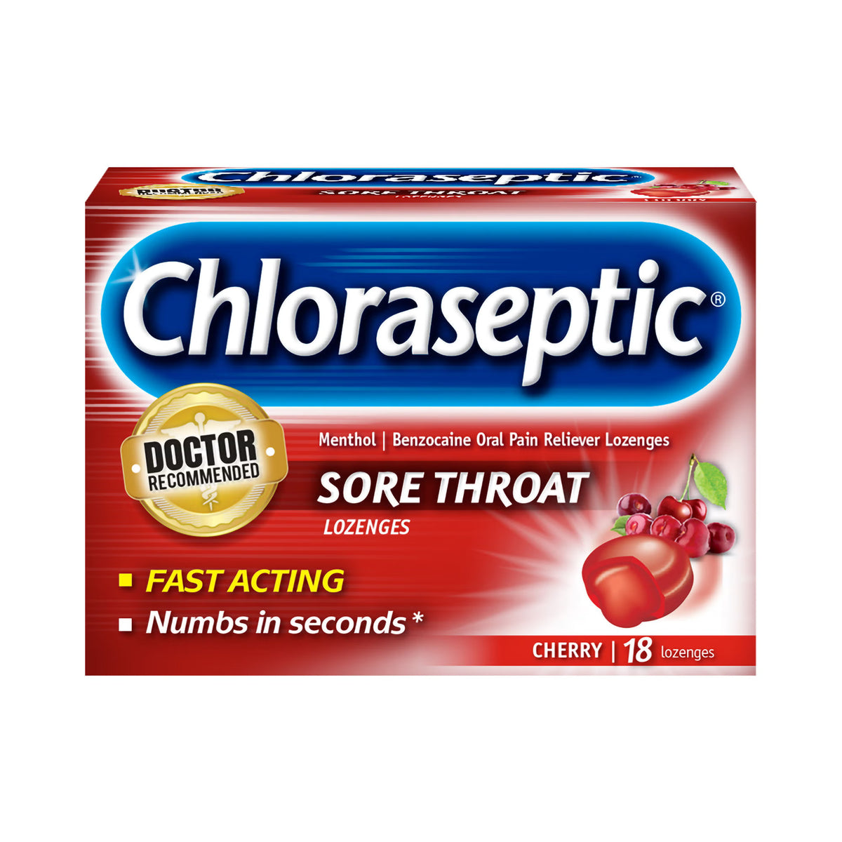 Chloraseptic® Phenol / Benzocaine Sore Throat Relief, EA/1