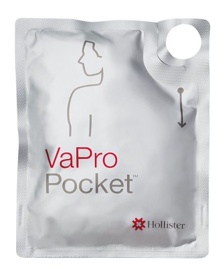 VaPro Pocket No Touch Intermittent Catheter Without Collection Bag, 10 Fr., 16" long
