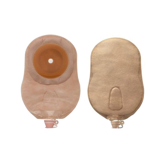 Premier Urostomy Pouch  Flat, Tape, Beige, Pre-Cut 19 mm