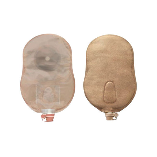 Premier Urostomy Pouch  Flat, Tape, Transparent, Pre-Cut 44 mm
