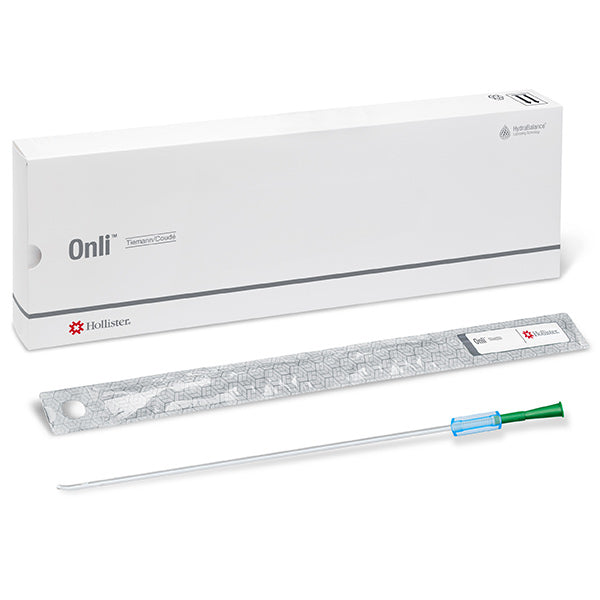 Hollister Onli Tiemann/Coude Intermittent Hydrophilic Catheter, 12 Fr, 16"