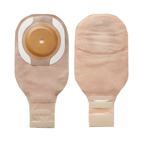 Premier 1-Piece Soft Convex Drainable Pouch Pre-Cut 1-3/4" with Filter and Flextend Skin Barrier, Beige