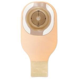 CeraPlus Soft Convex One-Piece Drainable Ostomy Pouching System, Lock 'n Roll Microseal Closure, Filter, Adhesive Border, Transparent, Cut-to-fit up to 2-1/8" Opening