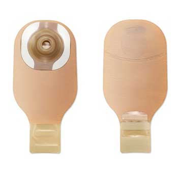 Premier CeraPlus 1-Piece Convex Drainable Pouch Pre-Sized 1-1/8" With Filter, Lock-N-Roll,