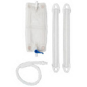Vented Urinary Leg Bag Combination Pack, Medium 18 oz.