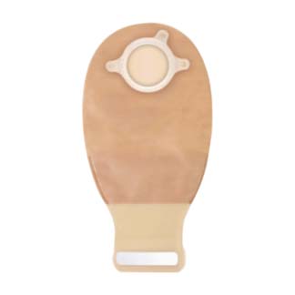 Natura + Drainable Pouch with"visiClose and filter, Transparent, Standard 38mm, 1 1/2"