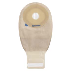 Esteem + One-Piece Drainable Pre-Cut Pouch with InvisiClose, Modified Stomahesive, 12" Panel Transparent, 1"