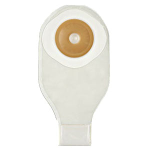 Esteem One-Piece Drainable, 4" (100mm), Transparent, Standard With InvisiClose Tail Closure, With Stomahesive Cut-To-Fit