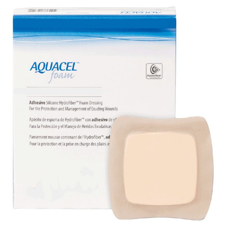 Aquacel Adhesive Gelling Foam Dressing 4" x 4"
