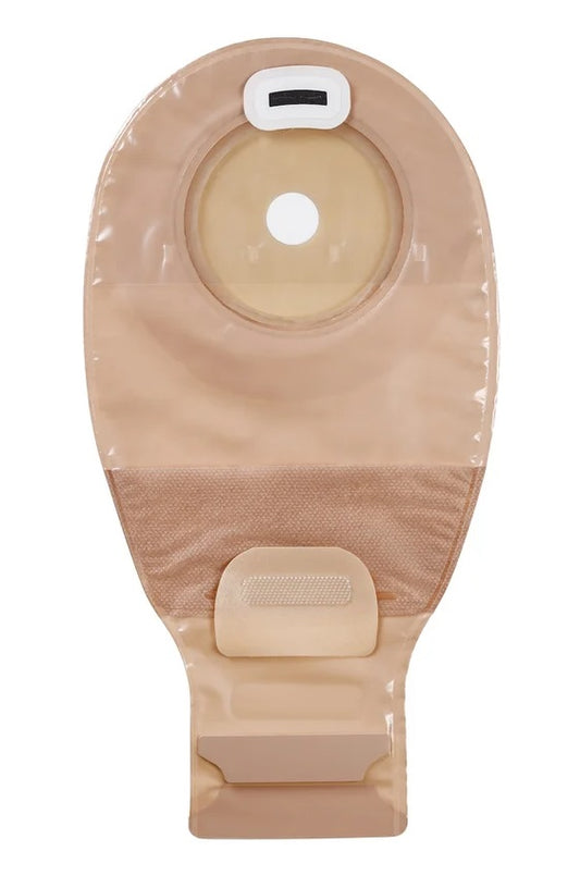 Esteem + One-Piece Drainable Pouch with InvisiClose, Tan, Pre-Cut 1-1/2"