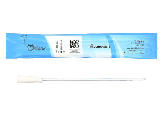 Cure Ultra Plus, 8" Female, Straight Tip, 12 FR
