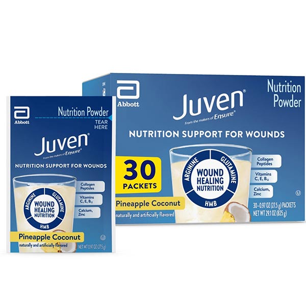 Juven Therapeutic Nutrition Powder, Pineapple Coconut Flavored, 27.5 g Packet, Retail, EA/1