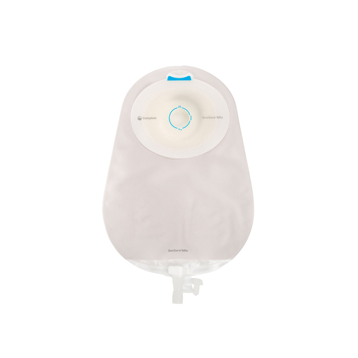 SenSura® Mio Convex Light 1-Piece Transparent Urostomy Pouch, 21mm Stoma