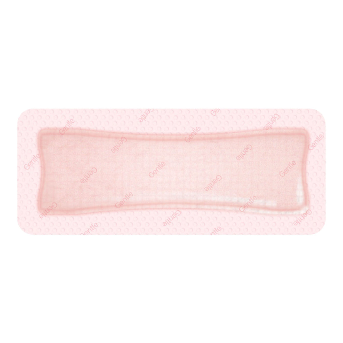 DRESSING, HYDROCELLULAR GENTLEBORDER FM 10CMX20CM (10/BX 6B, CS/60