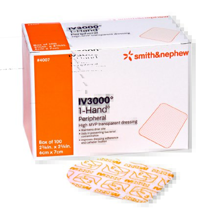 Opsite IV3000 Catheter Dressing 4" x 4-3/4", EA/1