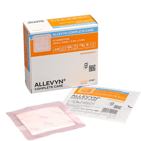 Allevyn Complete Care Foam Dressing, 4" x 4"