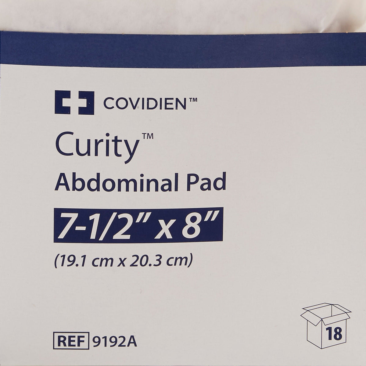 Curity™ Sterile Abdominal Pad, 7-1/2 x 8 Inch