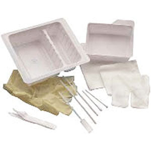 Baxter Tracheostomy Care Standard Kit with Coated Paper Lid, EA/1