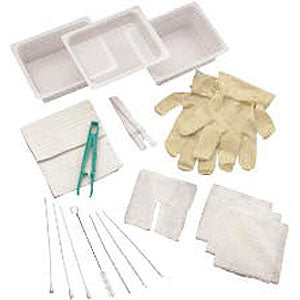 Complete Tracheostomy Cleaning Tray without Gloves, EA/1