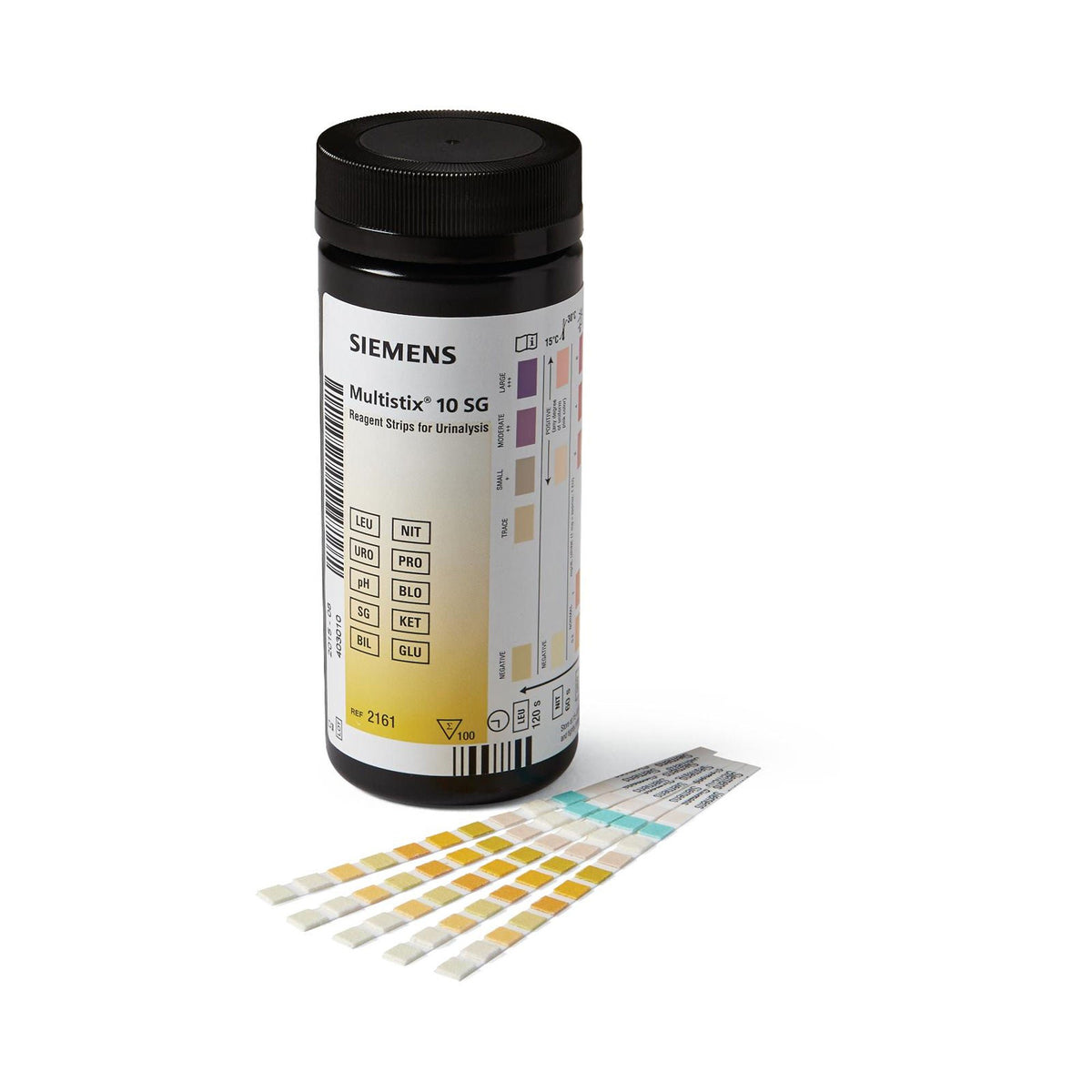 Multistix® 10 SG Urinalysis Reagent, General Chemistry tests