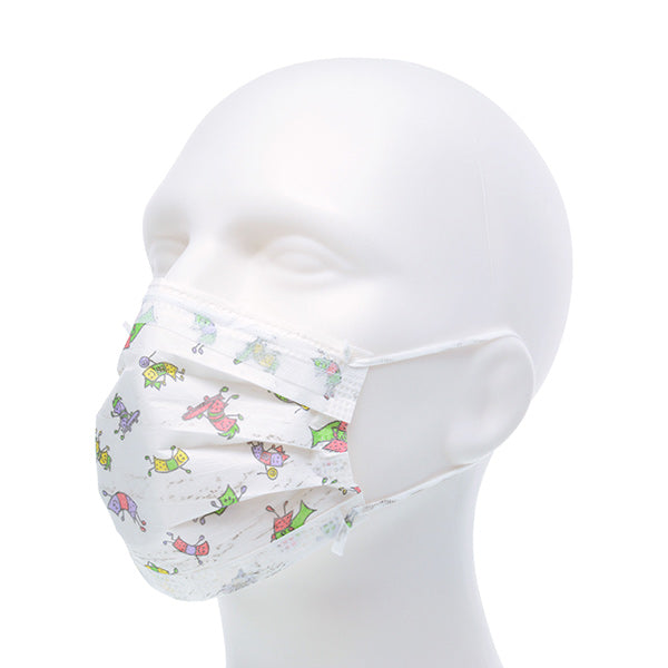 Level 1 Pediatric Procedure Mask with Print, Earloop, BX/50