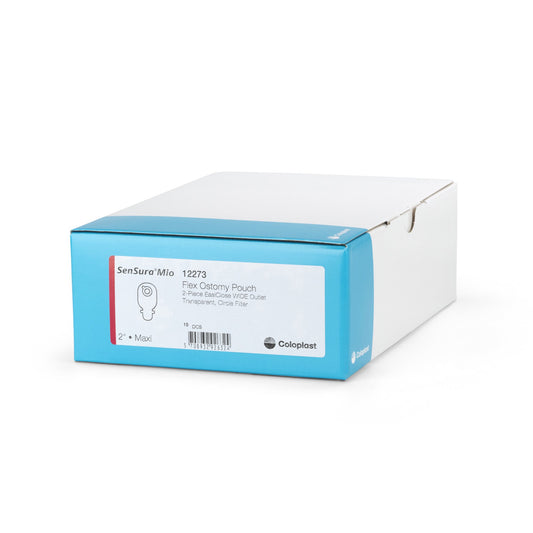 POUCH, OST DRN MIO 2PC FLX WD OUTLT MAX CLR 50MM (10/BX)