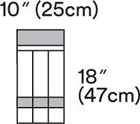3M™ Steri-Drape™ Instrument Pouch Drape, Two Pocket, 7 x 11 Inch, BX/10