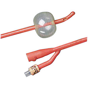 BARDEX Infection Control Tiemann 2-Way Specialty Foley Catheter 16 Fr 30 cc