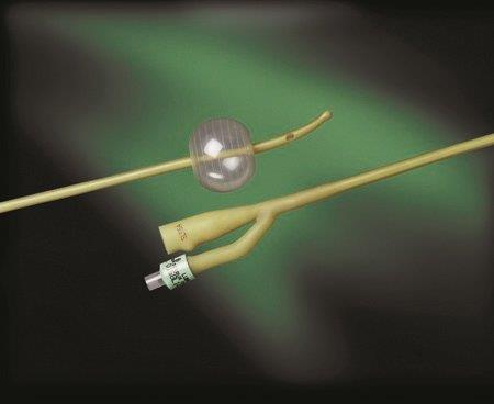 Bard Lubricath Latex Foley Catheter, 2-Way, 18 Fr, 30cc