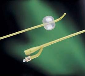 BARDEX Infection Control 2-Way 100% Silicone Foley Catheter 16 Fr 5 cc Coude Tip