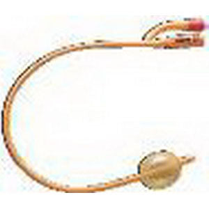 LUBRI-SIL Infection Control 2-Way 100% Silicone Foley Catheter 16 Fr 30 cc