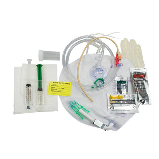 BARDEX Advanced I.C. Foley Tray with Urine Meter, 18 fr