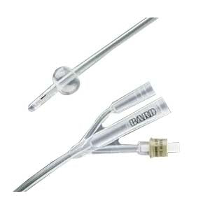 3-Way Specialty Silicone Foley Catheter, 16 Fr, 30 cc
